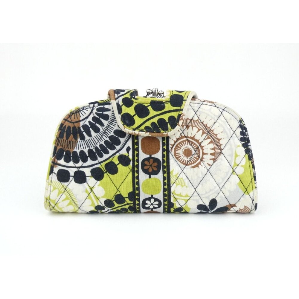 Vera Bradley‎ Cocoa Moss Kiss N' Snap Wallet